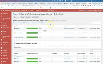 Reviewshort – Have the latest german translation permanently active – workaround