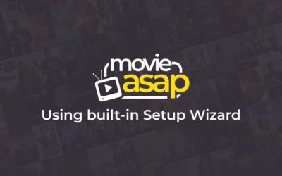 Setup MovieAsap by using built-in Setup Wizard | Movie Template