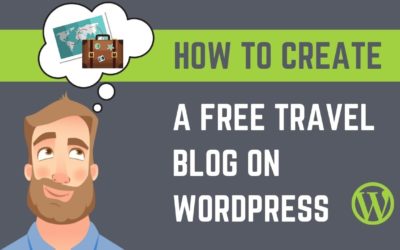 Start a Free WordPress Travel Blog | 1 Click Install of Entire Website | Free Website Templates