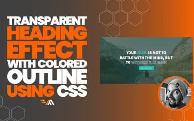 Transparent Headings With Outline CSS Tutorial In Oxygen Builder