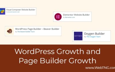 WordPress Growth and Page Builder Growth