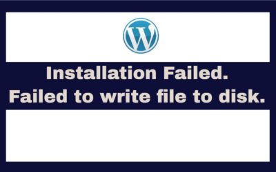 WordPress Installation failed,  Upload failed; Could not create directory; Plugin/Uploads/Themes