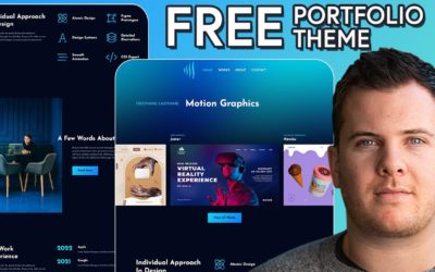 2022 Free Portfolio WordPress Template Website [Beginner]