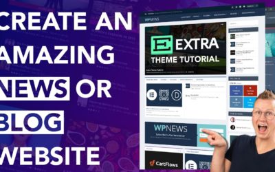 Create A Blog or News Website Using The Extra Theme | For Beginners 2022