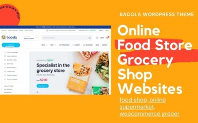 Create Online Grocery Store Website | Food Store WooCommerce Theme | Bacola WordPress Theme