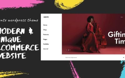 Create Unique eCommerce Website | Minimal & Modern WooCommerce Theme | Konte WordPress Theme