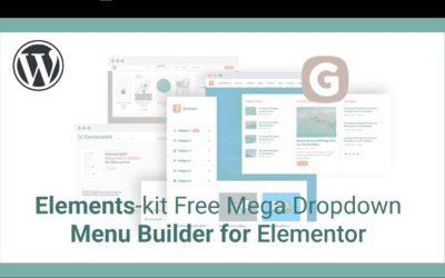 Elements Kit Free Mega Dropdown Menu Builder For Elementor – Free