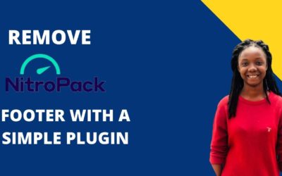 How To Remove Nitropack Footer From Your WordPress Website Using A FREE Plugin