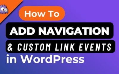 How to Add A Navigation Menu To WordPress