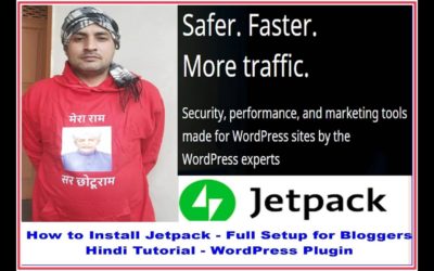 How to Install Jetpack – Full Setup for Bloggers – Hindi Tutorial – WordPress Plugin Series 2021