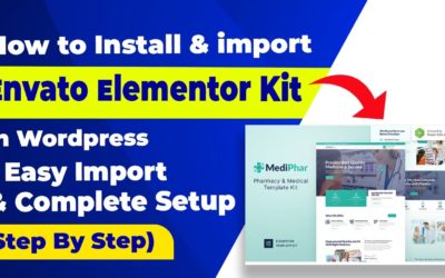 How to Install & import any envato elements elementor Kit in WordPress For Free | Elementor kit