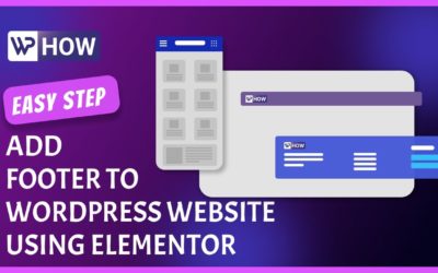 How to add a footer to WordPress using Elementor | WordPress Tutorials