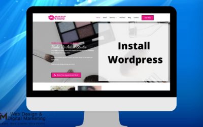 Install WordPress to create and build your professional website.