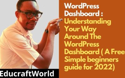 WORDPRESS DASHBOARD – Understanding your way round it in 2022