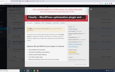 WordPress All In One Solutions Free Plugin   Clearify for SEO, SPeed and Security