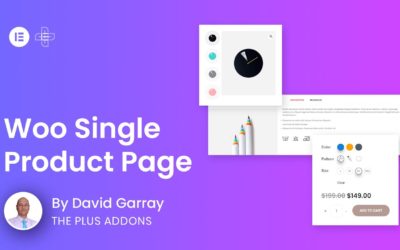 100% Customisable Single Product Page for WooCommerce in WordPress with Elementor