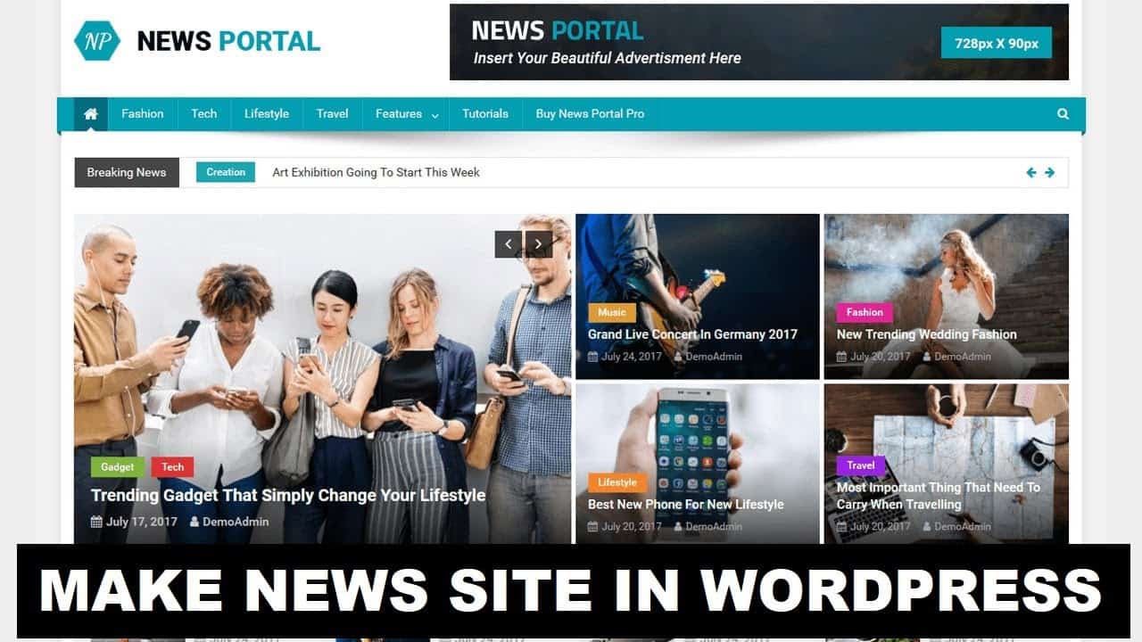 A Complete Guide of Making  a News Portal Website in WordPress | Start Your News Website