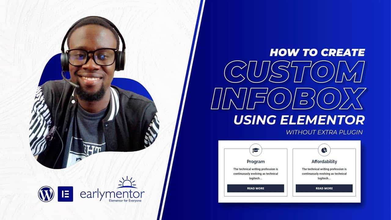 CREATE CUSTOM INFOBOX WITH ELEMENTOR (No Extra Plugin)
