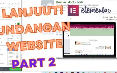 Cara Membuat Desain Undangan Website Elementor WordPress Lengkap! | Buka Usaha Digital | Part 2