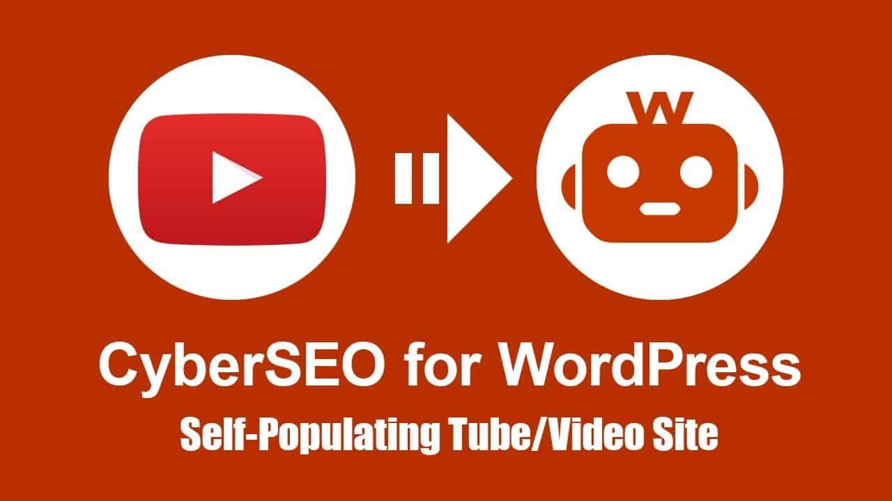 CyberSEO Lite: Self-populating tube/video site on WordPress