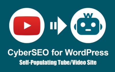 CyberSEO Pro: Self-populating tube/video site on WordPress