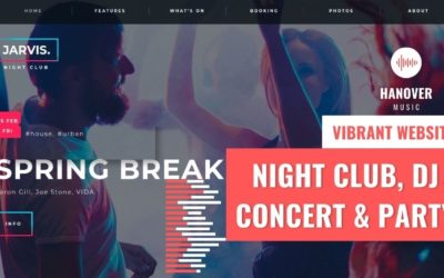 DJ & Night Club Website | Concert and Festival Website | Jarvis WordPress Theme