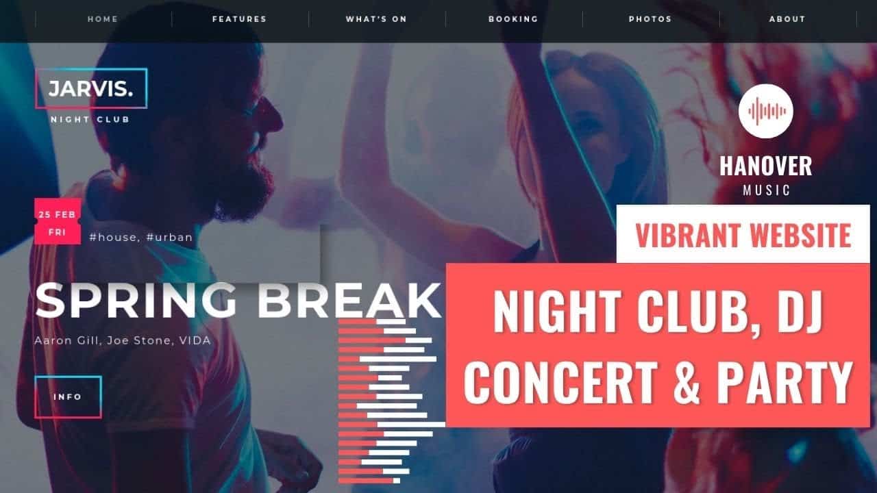 DJ & Night Club Website | Concert and Festival Website | Jarvis WordPress Theme