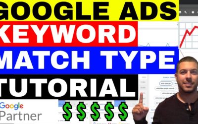 Digital Advertising Tutorials – Adwords Match Types Tutorial –  Google Ads Keyword Match Types 🔥🔥🔥