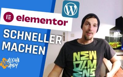 Elementor und WordPress schneller machen – Pagespeed Optimierung