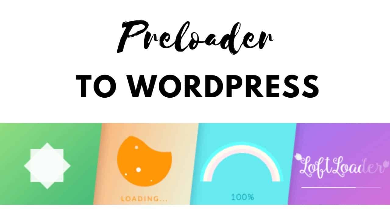 How To Add A Preloader To WordPress Website 2022 | EducateWP