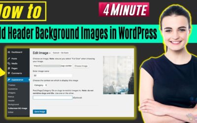 How To Add Header Background Images in WordPress 2022