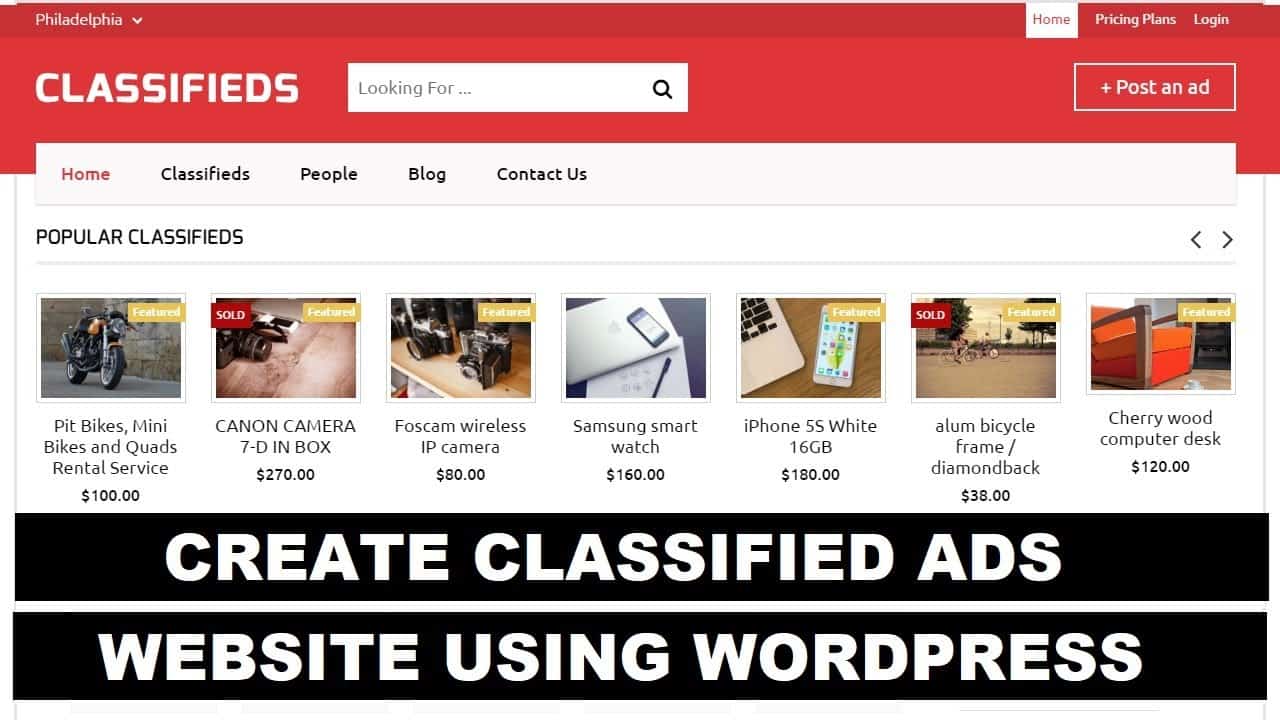 How To Create a Classified Ads Website Using WordPress | Make Website Like OLX, Quiker