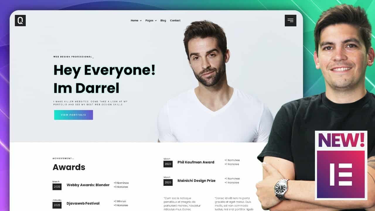 How To Make A STUNNING Portfolio Website With Wordpress (That Stands Out)