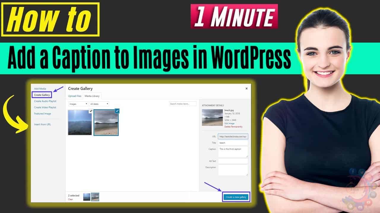 How To Add Caption To Image In Wordpress