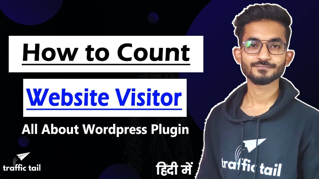 How to Count Website Visitor In wordpress Website | Website Visitor Counter Plugin Setup in Hindi