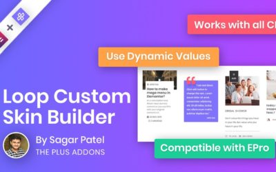 How to Design CUSTOM LOOP SKIN for BLOG and Any CPT (Custom Post Type) in Elementor?