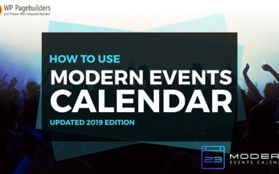 How to Setup Modern Events Calendar Plugin (2019 Edition)