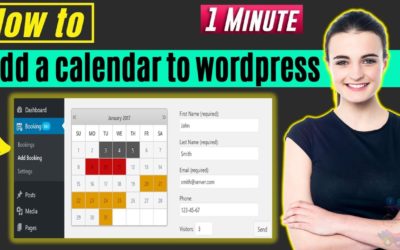 How to add a calendar to wordpress 2022