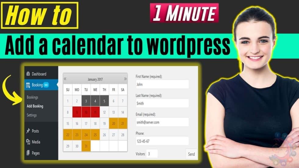 How To Add Calendar To WordPress Site 