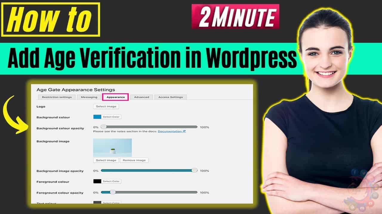 How to add age verification in wordpress 2022