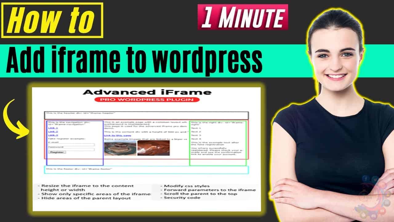 How to add iframe to wordpress 2022
