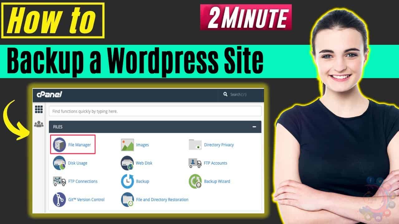 How to backup a wordpress site 2022