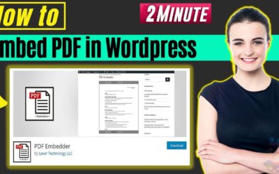 How to embed pdf in wordpress 2022