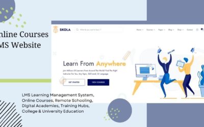 Online Education Courses Website | Modern Full Featured LMS Theme  | Skola WordPress Theme