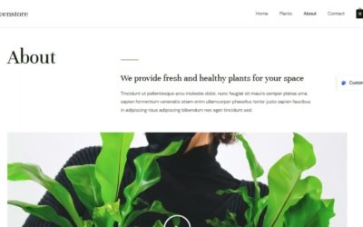 Plant Shop   WP Theme   WordPress Theme Preview