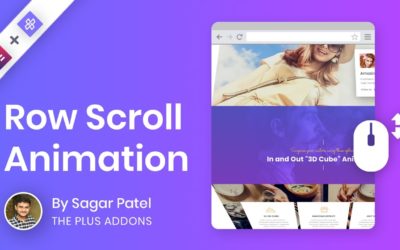 Row Scroll Animation | Section Scroll Animation by The Plus Addons for Elementor