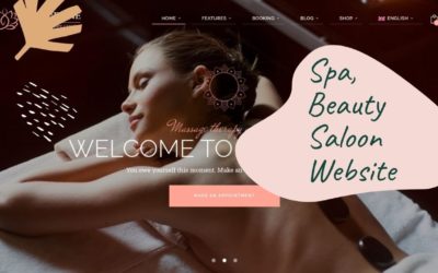 SPA, Beauty Salon, Massage Center Website | Makeup Salon & Wellness Website | Jacqueline WP Theme