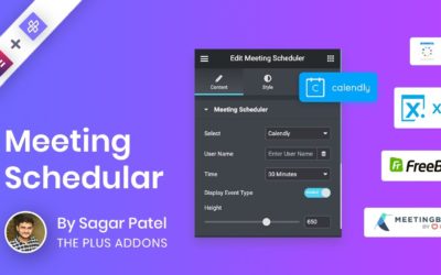 Top 5 appointment & meeting schedular apps integration with Elementor page builder