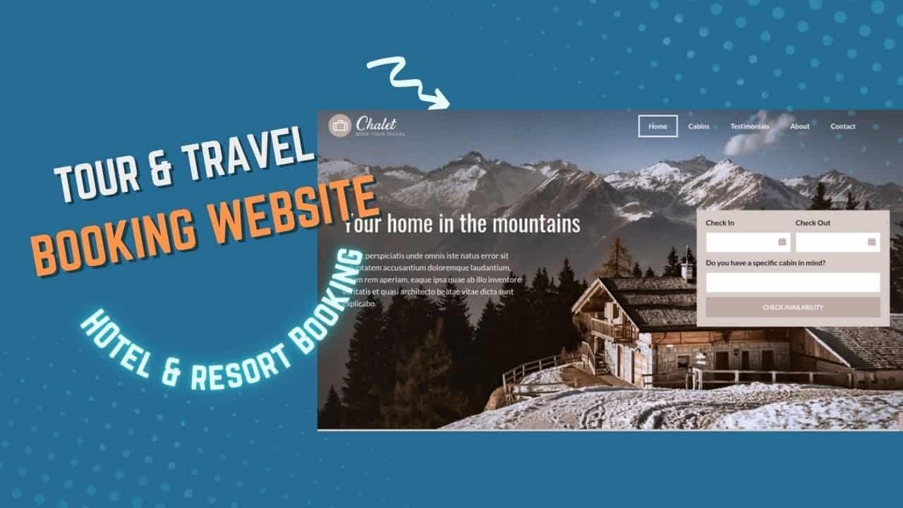 Tour and Travel Booking Website | Rent a Car Website | Hotel & Resort Booking WordPress Theme