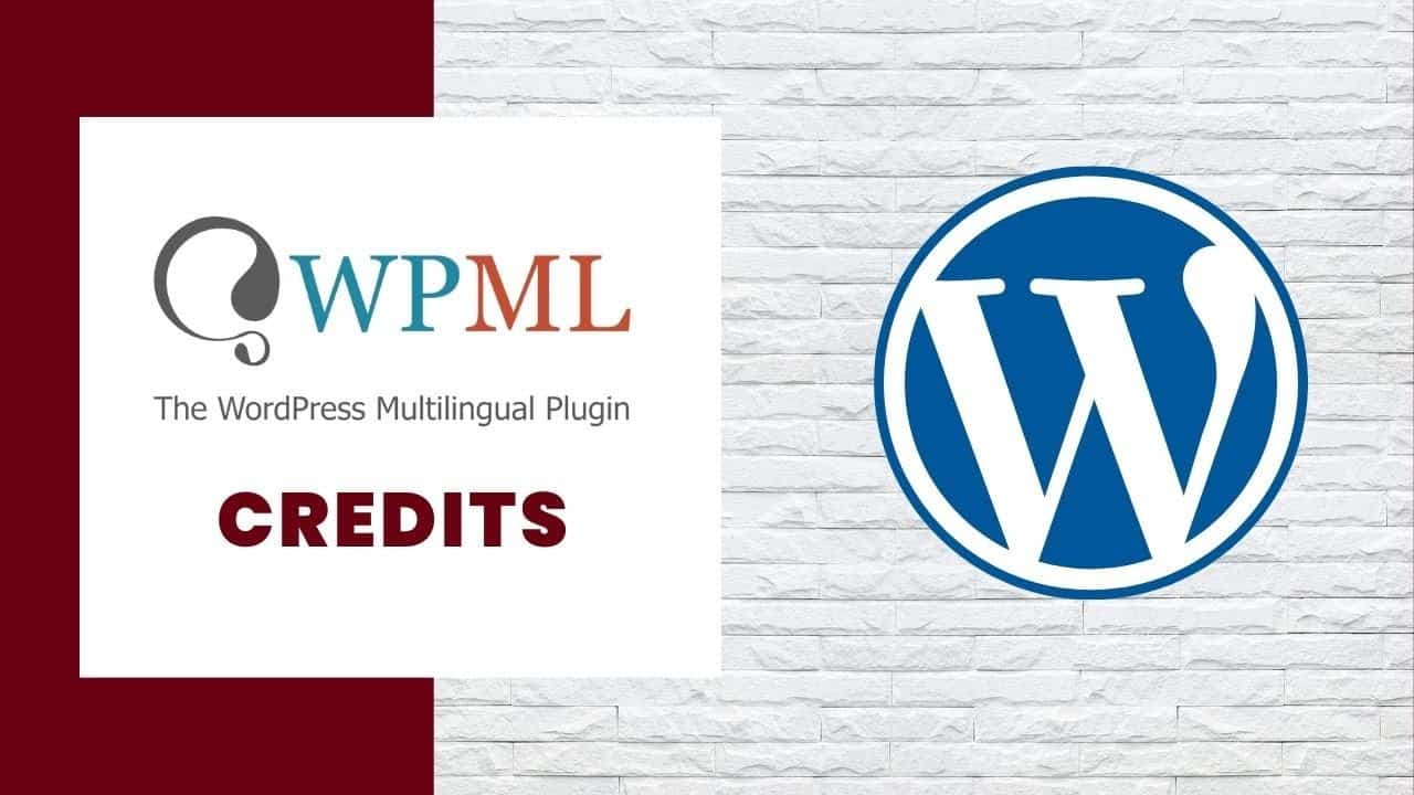 ⭐ WPML Credits - Wordpress Translation Plugin